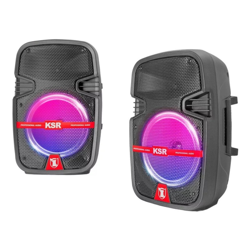 Kaiser Sistema Bafles Par De Bocinas 8 Ksr Bluetooth Recargable