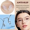 10 Pairs Teardrop Screw-in Nose Pads, Air Bag Cushion Glasses