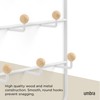 Umbra Estique Over The Door Coat Rack & Multi-Use Organizer,