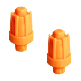 Aopin Blowing Wind Nozzle G1/4 Male, Flat Air Nozzle Orifice, ABS Air Wind Nozzle Air Spray Nozzle Jet Nozzle Suitable for Compressed Air Machine Accessory, To Dust Removal, Air Drying 2 Pcs