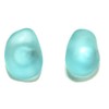 Light Blue Sea Glass Stud Earrings (S117)