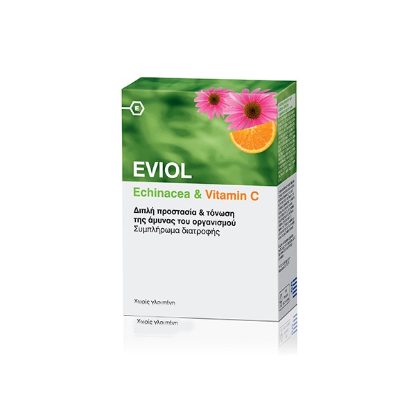 Eviol Echinacea & Vitamin C, 60 caps