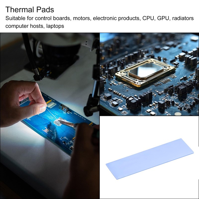 sourcing map 6 Pack M.2 Thermal Pad 70x22x1.5mm for Pc