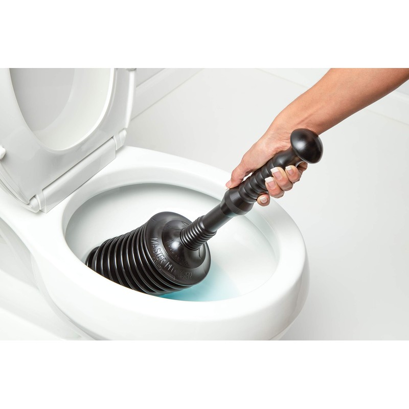 Master Plunger MP500-3TB Heavy Duty Bathroom Toilet Plunger Kit with