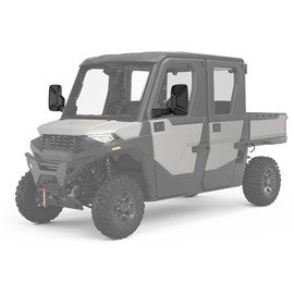 Ranger Side Rear View Mirrors Full-Door Mounted, GEVINFA UTV Side Mirrors for Polaris Ranger Door Compatible With 2018-24 Polaris Ranger CREW SP XP 570 1000 2019-23 Commercial Pro XD(WITH DRILL)
