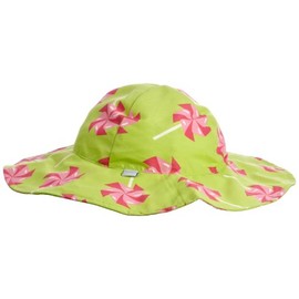 Girls Baby Mod Brim Sun Protection Hat by Iplay - Green - 0-6 Mths