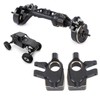 2 Pcs 1/10 RC Crawler Car Front Portal Axles Steering