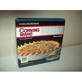 Corningware French White 10" Quiche / Pie Plate