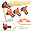 Mardatt 60/90/120 Degree Corner Clamps, Multi Angle Woodworking Right Angle