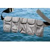 AKM-Scuba Diving Pocket Weight Belt Medium (Black 5 Pocket)
