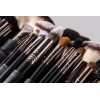 Set Brochas Maquillaje 39 Piezas MF Cosmetics Negro Con Estuche