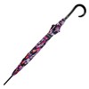 Pierre Cardin Umbrella Women's Automatic Flower Motif, Black