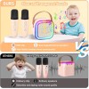 Yeahbof Mini Karaoke Machine for Kids Adults Portable Bluetooth Speaker