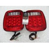 gcdoffroad For Jeep 01-06 TJ LED Tail Lights RED Lens