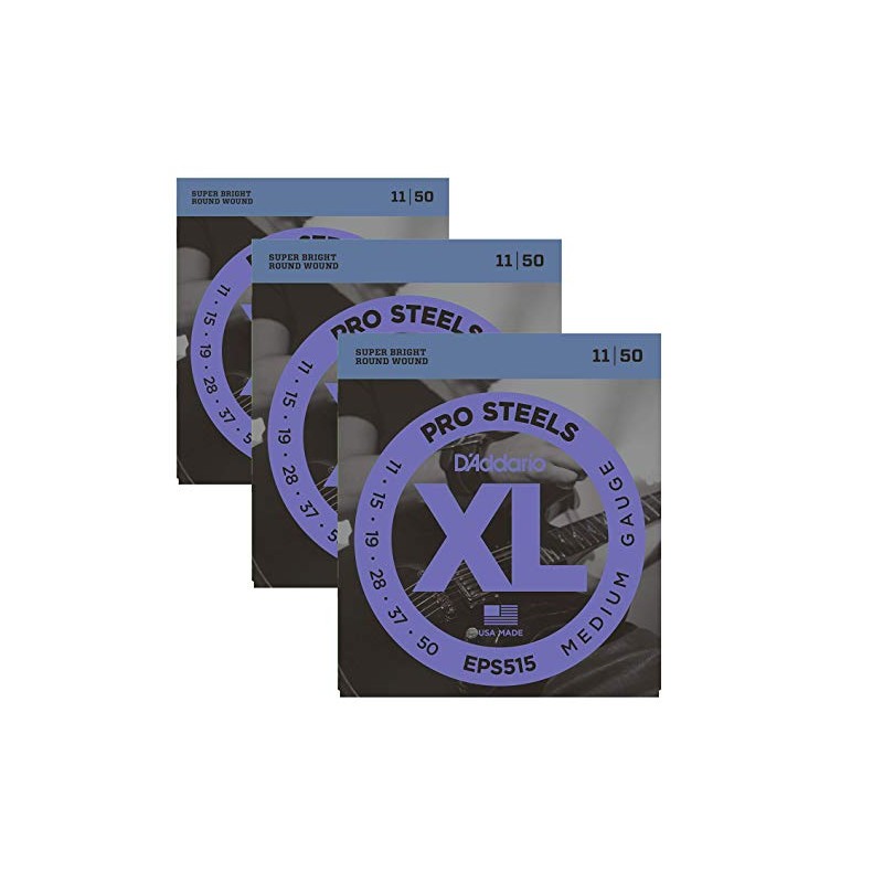 D'Addario Electric Guitar Strings | Pro-Steels | EPS515 | Medium
