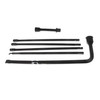 SEBLAFF Car Spare Tire Lug Wrench Tool Kit Replacement for