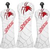 PU Leather Spider Embroidery Golf Club Head Covers for Taylormad