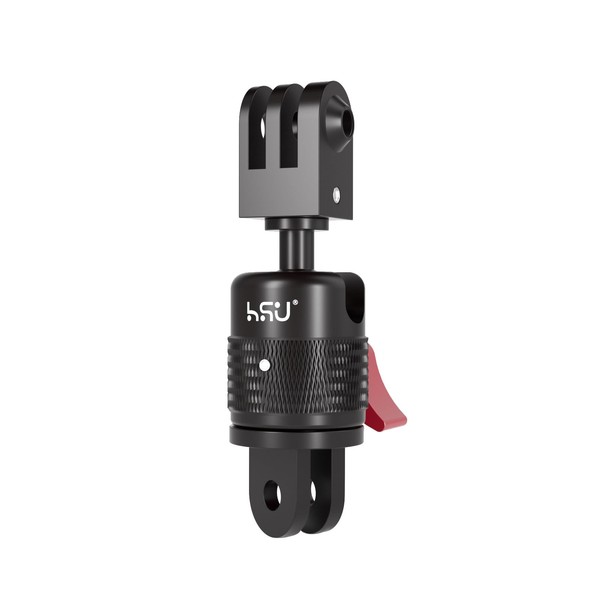 HSU 360 Degree Adjustable Adapter for Action Cameras, Aluminium Alloy