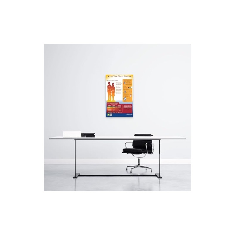 nutritioneducationstore.com Exam Room Blood Pressure Poster 12x18 - All About