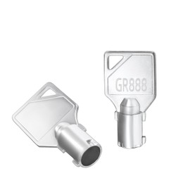 Zfegto GR888 Washer Dryer Machine Key for Greenwald Speed Queen Commercial, Coin Laundry Machine Keys 2 Pcs