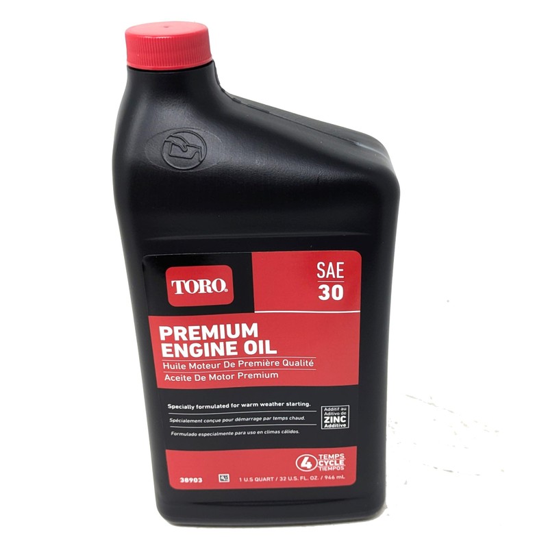 Toro 38903 SAE 30 Engine Oil Quart and Fuel Treatment