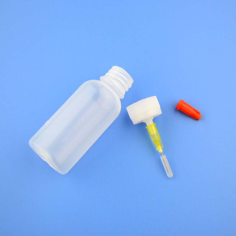Pack of 5 Needle Bottles 50 ml, Applicator Bottle with