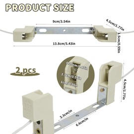 Supecesorio R7s 118mm Ceramic Linear Lamp Holder for Linear Lamp Holder with Universal Dimming Base J118 Lamp Holder for Lamp R7s LED Halogen