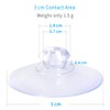 Pawfly Pack of 20 Clear Suction Cups 3 cm PVC