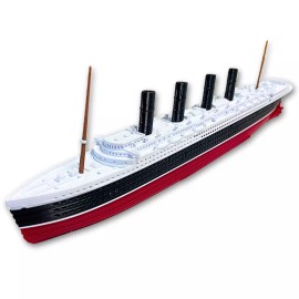 RMS Lusitania Model Ship 1 Ft Long By TitanicToyCo - Titanic Toys For Kids