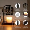 WIHTU Candle Warmer Lamp with Timer & Dimmer Dragonfly for