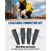 2 Pack LC-40 Welding Lead Quick Connector Fit for MIG/TIG/Stick