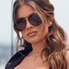DIFF Jessie James Decker Denver Designer Aviator Sunglasses for Women