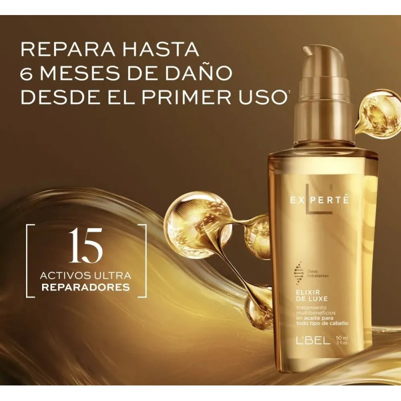 Óleo Capilar Ligne Experte Elixir De Luxe - L'bel