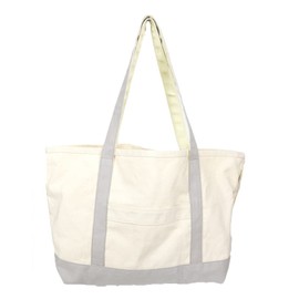 CoComono Women's Tote Bag, Canvas Travel Shoulder Bag, Large Capacity, Women's, Large Size, Eco Bag, Mother's Bag, Thick Canvas, A4, Popular, Mom Bag, Travel Bag, gray