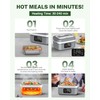 ODSD Cordless Electric Lunch Box for Adults, 16000mAh Rechargeable Self-Heating