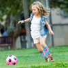 Soccer Shin Guards Shin Pads for Kids Girls, Calf Compression