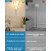 Lightdot Globe Dimmable Floor Lamp Gold Tripod Standing Lamps with