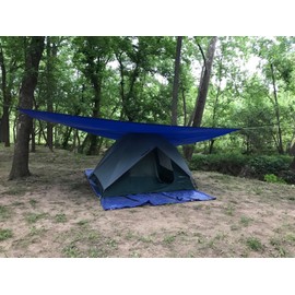 Hanjet Waterproof tarps Tarpaulin 15 x 20 5 Mil Thick Camping Poly Tarp Army Green