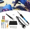 15PCS Set Soldering Iron Set Adjustable Temperature Solder Iron Kit