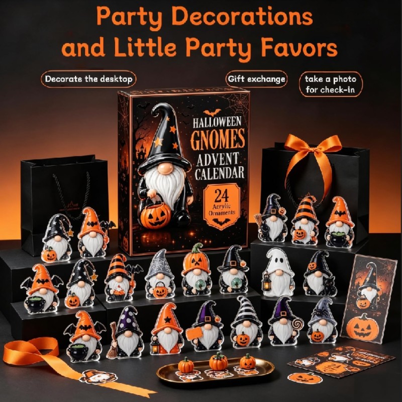 Calendario de Adviento Halloween 24 Días – Caja Sorpresa de