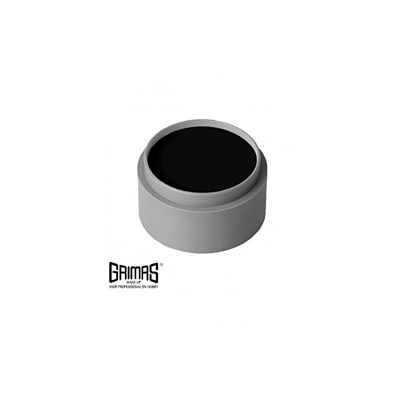 GRIMAS WATER MAKE-UP (PURE) Black 101 (15ml pot)