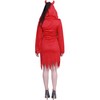 EraSpooky - Disfraz de diablo rojo para mujer, Rojo -,