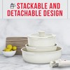 Bakken-Swiss Detachable 15-Piece Cookware Set – Granite Non-Stick – Eco-Friendly
