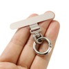 PUTNPC 1Pcs Phone Tether Patch with 1 Metal Spring Rings
