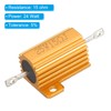 PATIKIL 25W 15 Ohm Aluminum Shell Resistor 5 Pack Aluminum