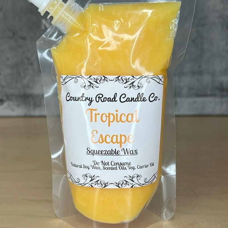 Squeezable Soy Wax 8oz Pouch | Heavily Fragranced | Hand