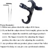 FymzeuQ 4 Finger Clamping Aids Bow Release for Compound Bow,