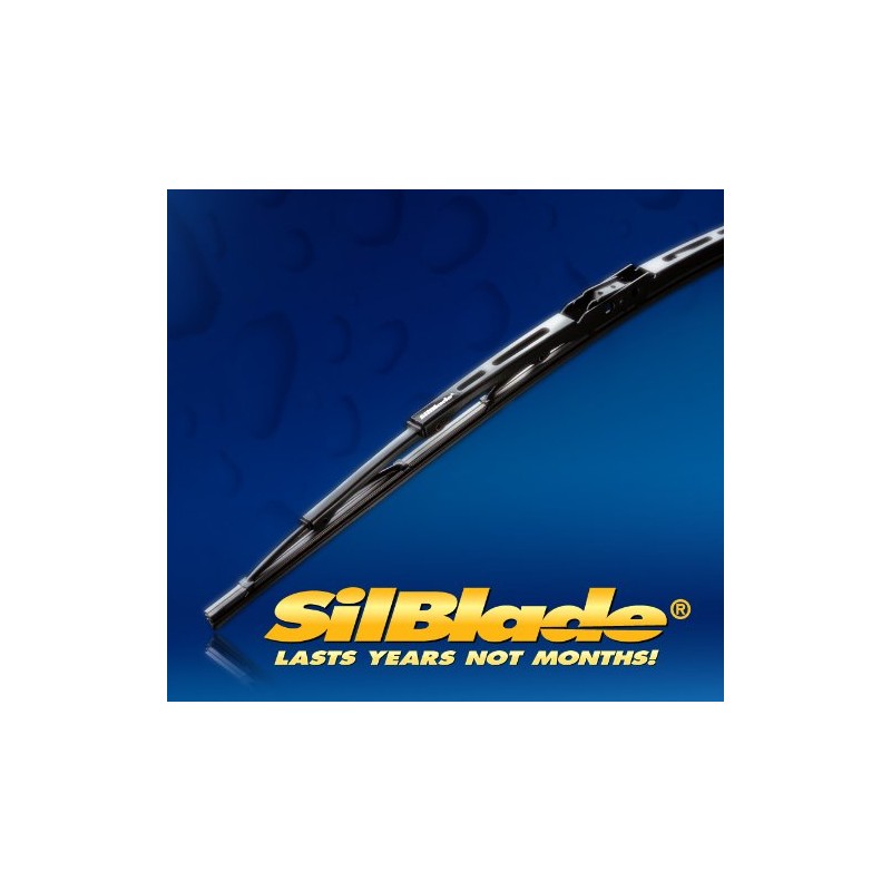 Silblade WB124S Premium Black Silicone Wiper Blade, 24" (Pack of