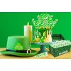 Fruidles St. Patrick's Day Twist Lollipops, Party Favor Box, Individually