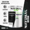 5 Pz Creatina Monohidratada Natural Green 500g 100 Servicios